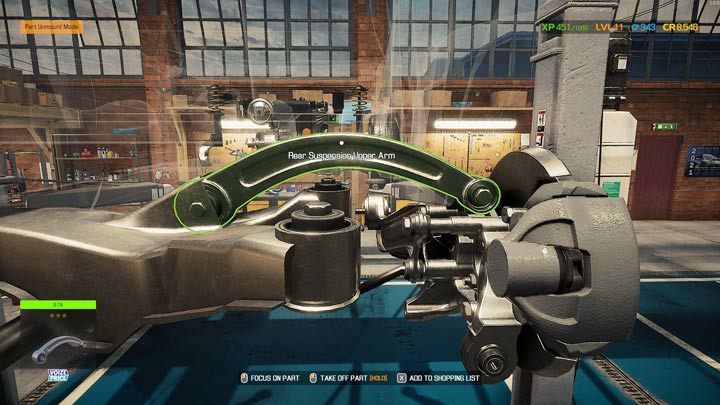 W dwóch (lewym i prawym) górnych ramionach wahacza tylnego (rear suspension upper arm) znajduje się jedna zwykła tuleja i jedna mała - Tuleja gumowa - gdzie znaleźć? - Car Mechanic Simulator 2021 - poradnik do gry