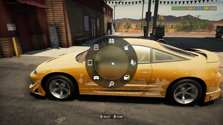 Zawartość menu zmienia się, jeśli klikniecie na samochodzie czekającym na naprawę przed warsztatem - Car Mechanic Simulator 2021: Interfejs - Car Mechanic Simulator 2021 - poradnik do gry