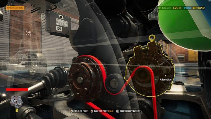 Kamerę należy ustawić tak, by dobrze pokazywała wybraną część - Car Mechanic Simulator 2021: Wymiana części - Car Mechanic Simulator 2021 - poradnik do gry