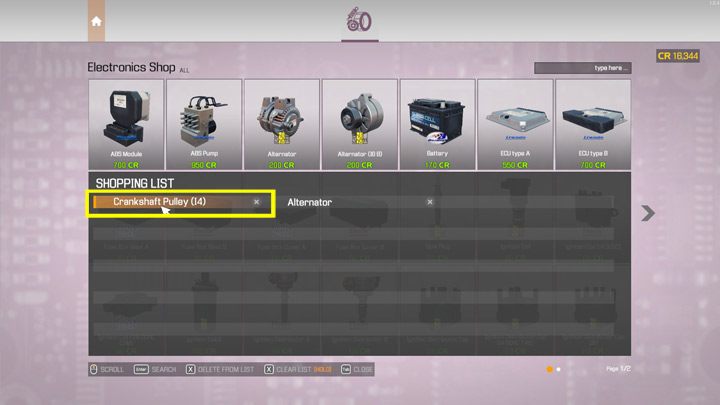 Następnie wybieracie część do kupienia - Car Mechanic Simulator 2021: Wymiana części - Car Mechanic Simulator 2021 - poradnik do gry