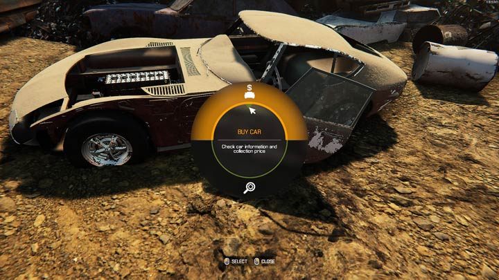W przypadku całych samochodów można zbadać wizualnie ich stan lub kupić wrak - Car Mechanic Simulator 2021: Złomowisko - Car Mechanic Simulator 2021 - poradnik do gry
