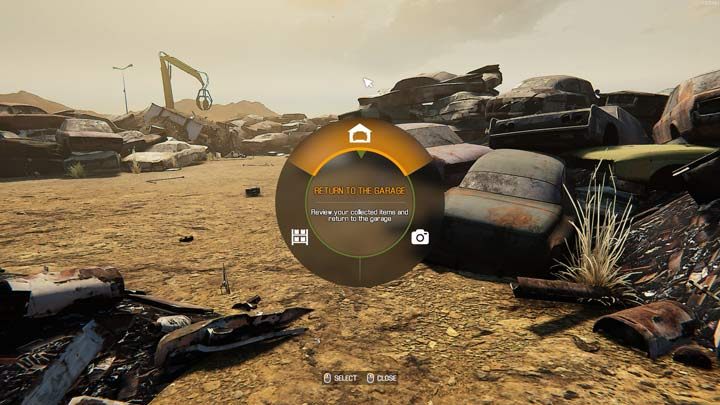 Po wybraniu wszystkich elementów klikacie na powrót do garażu - Car Mechanic Simulator 2021: Złomowisko - Car Mechanic Simulator 2021 - poradnik do gry