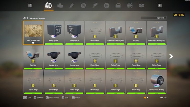 Mapa ze stodołą zostanie dodana do ekwipunku z częściami - Car Mechanic Simulator 2021: Stodoła - Car Mechanic Simulator 2021 - poradnik do gry