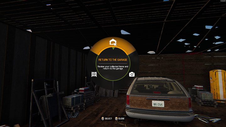 Po wszystkim należy wybrać opcję powrotu do garażu - Car Mechanic Simulator 2021: Stodoła - Car Mechanic Simulator 2021 - poradnik do gry