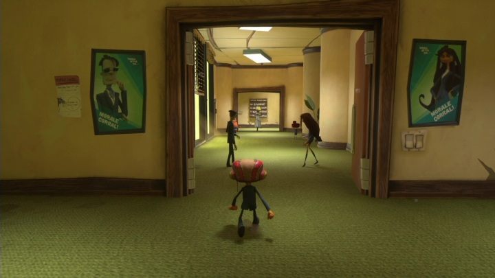 Władzę nad bohaterem otrzymujecie, gdy Loboto ruszy wraz ze swoimi rzeczami wzdłuż korytarza - Psychonauts 2: Lobotos Labryinth - solucja, opis przejścia - Psychonauts 2 - poradnik do gry