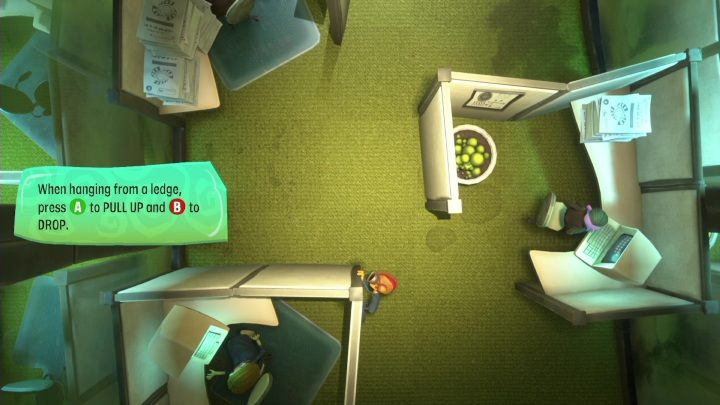 Gabinet został odwrócony, widzicie go w lotu ptaka - Psychonauts 2: Lobotos Labryinth - solucja, opis przejścia - Psychonauts 2 - poradnik do gry