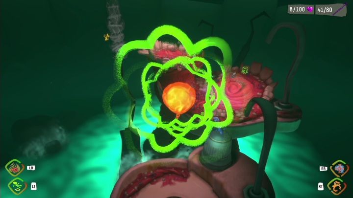 W użyciem lewitacji musicie przedostać się przez sekwencję platformową złożoną ze sprzętów dentystycznych - Psychonauts 2: Lobotos Labryinth - solucja, opis przejścia - Psychonauts 2 - poradnik do gry