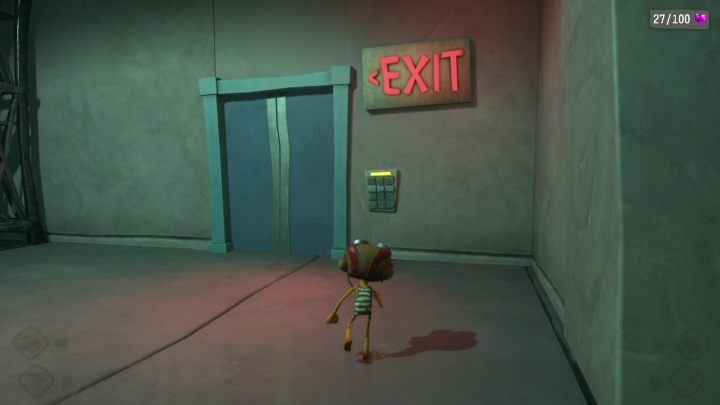 Dotrzecie do wielkich metalowych drzwi - Psychonauts 2: The Motherlobe solucja, opis przejścia - Psychonauts 2 - poradnik do gry