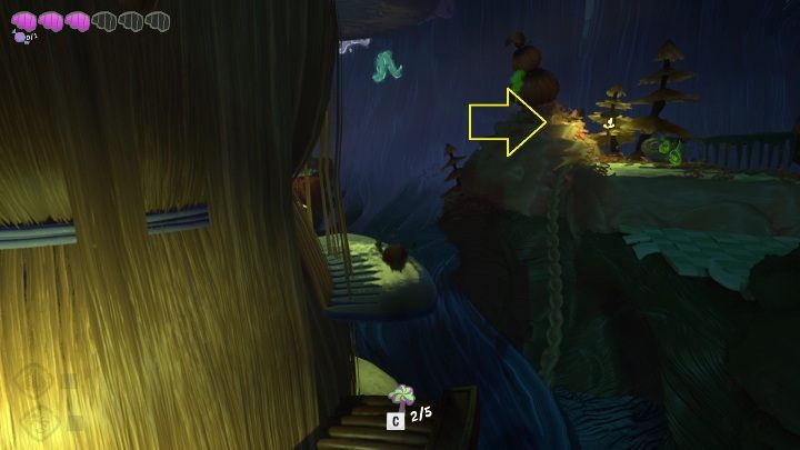 Gdy dotrzecie do młyn, który będzie stworzony z włosów i grzebieni, musicie udać się w prawo - Psychonauts 2: Fords Follicles - solucja, opis przejścia - Psychonauts 2 - poradnik do gry