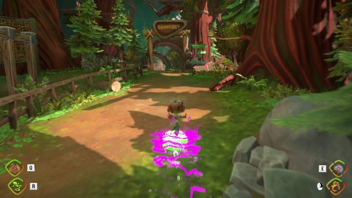 Gdy dostaniecie się do Questionable Area zobaczcie sporej wielkości teren - Psychonauts 2: Questionable Area - solucja, opis przejścia - Psychonauts 2 - poradnik do gry