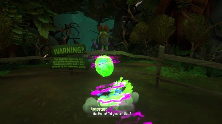 Kolejnym zadaniem będzie przeskoczenia przez płot - Psychonauts 2: Questionable Area - solucja, opis przejścia - Psychonauts 2 - poradnik do gry