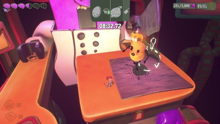 Cebulę połóżcie na desce, zaraz pod tasakiem - Psychonauts 2: Comptons Cookoff - solucja, opis przejścia - Psychonauts 2 - poradnik do gry