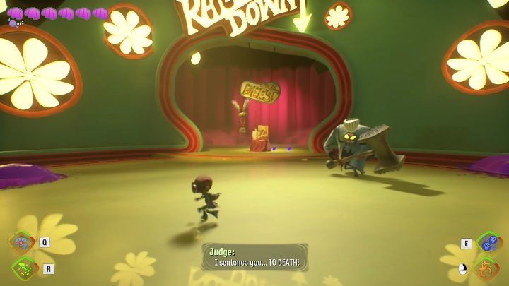 Tak jak w przypadku pierwszej rundy, tym razem też czeka was walka z przeciwnikami - Psychonauts 2: Comptons Cookoff - solucja, opis przejścia - Psychonauts 2 - poradnik do gry