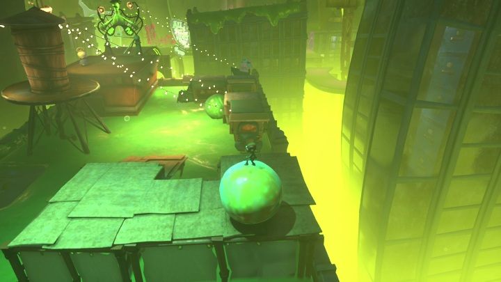 Traficie na budynek, który będzie oblany klejącą się mazią - Psychonauts 2: Strike City - solucja, opis przejścia - Psychonauts 2 - poradnik do gry