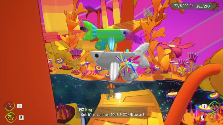 Kolejnym ruchem będzie przeskoczenie po rybach - Psychonauts 2: PSI Kings Sensorium - solucja, opis przejścia - Psychonauts 2 - poradnik do gry