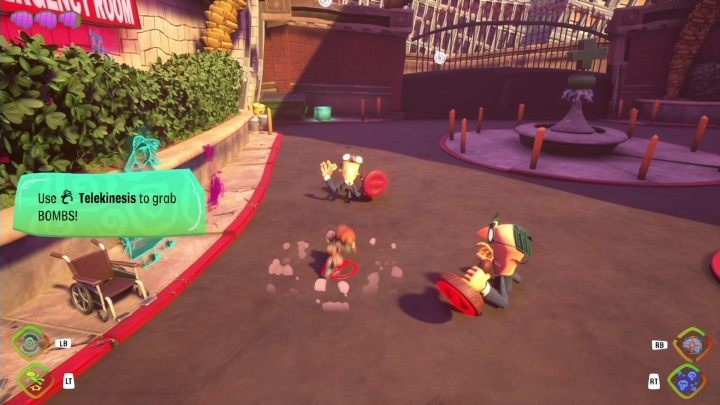 Zaczniecie od wizyty pod szpitalem - Psychonauts 2: Hollis Classroom - solucja, opis przejścia - Psychonauts 2 - poradnik do gry