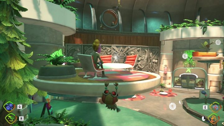 Aby dostać się do tej karty musicie wskoczyć na pierwszą platformę (zrobicie to albo po prostu skacząc albo wykorzystując Thought Tuner) - Psychonauts 2: PSI Challenge Card, The Motherlobe - gdzie znaleźć? - Psychonauts 2 - poradnik do gry