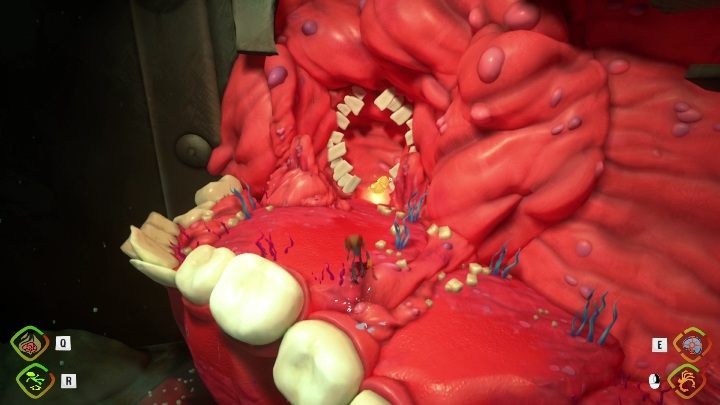 Aby dostać się do tego sekretu musicie po prostu otworzyć zamek błyskawiczny stworzony z zębów - Psychonauts 2: Nuggets of Wisdom, Lobotos Labryinth - gdzie znaleźć? - Psychonauts 2 - poradnik do gry