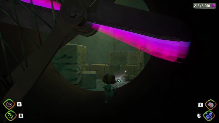 Ten klucz schowany jest za wentylatorem, musicie go zatrzymać za pomocą swojej specjalnej mocy - Psychonauts 2: Supply Chest Keys, The Motherlobe - gdzie znaleźć? - Psychonauts 2 - poradnik do gry