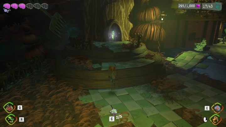 Tę zawieszkę znajdziecie chwilę po pierwszej lokacji ze szczurami - Psychonauts 2: Emotional Baggage, Fords Follicles - gdzie znaleźć? - Psychonauts 2 - poradnik do gry