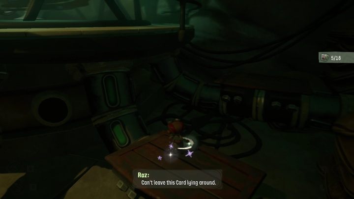 Tę kartę znajdziesz na prawej stronie koło ogromnej maszyny z mózgami - Psychonauts 2: PSI Challenge Card, The Quarry - gdzie znaleźć? - Psychonauts 2 - poradnik do gry