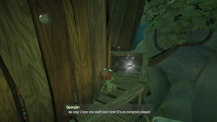 Tę kartę znajdziecie zaraz za domkiem na drzewie - Psychonauts 2: PSI Challenge Card, The Quarry - gdzie znaleźć? - Psychonauts 2 - poradnik do gry