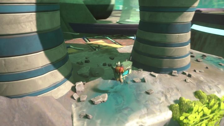 Skrzynię znajdziecie zaraz pod ośrodkiem - Psychonauts 2: Supply Chests, The Quarry - gdzie znaleźć? - Psychonauts 2 - poradnik do gry