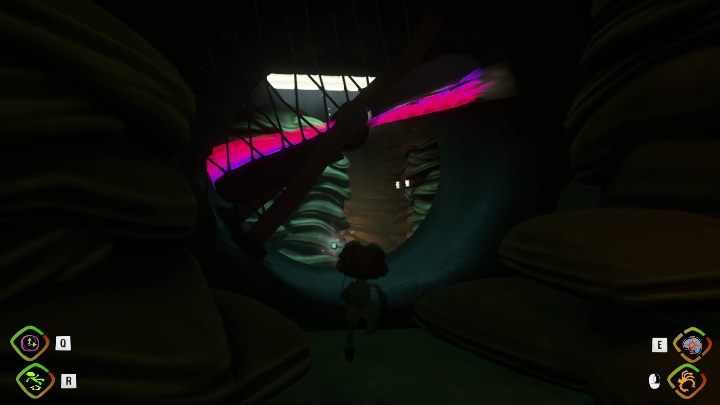 Ostatni klucz znajdziecie w laboratorium, zaraz za wiatrakiem, który musicie zatrzymać swoją mocą - Psychonauts 2: Supply Chest Keys, The Quarry - gdzie znaleźć? - Psychonauts 2 - poradnik do gry