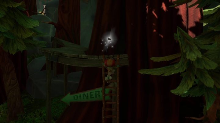 Ta karta leży na drewnianej drodze - Psychonauts 2: PSI Challenge Card, Questionable Area - gdzie znaleźć? - Psychonauts 2 - poradnik do gry