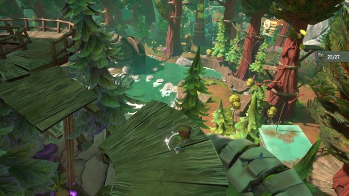 Ten sekret znajdziecie na drewnianej platformie - Psychonauts 2: PSI Challenge Card, Questionable Area - gdzie znaleźć? - Psychonauts 2 - poradnik do gry