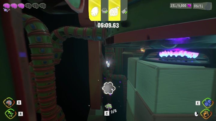 Do tej zawieszki dostaniecie się skacząc po myślach, te są schowane zaraz za garnkiem z gorącą wodą - Psychonauts 2: Emotional Baggage, Comptons Cookoff - gdzie znaleźć? - Psychonauts 2 - poradnik do gry