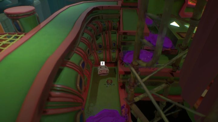 Bagaż znajdziecie na platformie, w sekcji z garnkiem, który służy do gotowania różnego rodzaju rzeczy - Psychonauts 2: Emotional Baggage, Comptons Cookoff - gdzie znaleźć? - Psychonauts 2 - poradnik do gry