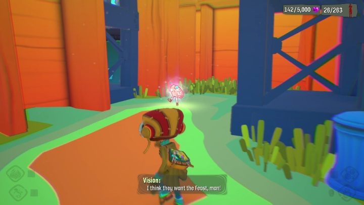 Ten sekret znajdziecie pod drewnianą ścieżką - Psychonauts 2: Half-A-Mind, PSI Kings Sensorium - gdzie znaleźć? - Psychonauts 2 - poradnik do gry