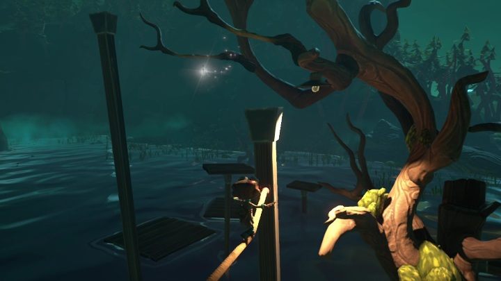 Ta karta lewituje pod gałęzią drzewa - Psychonauts 2: PSI Challenge Card, Green Needle Gulch - gdzie znaleźć? - Psychonauts 2 - poradnik do gry