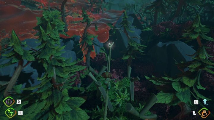 Karta znajduje się na grubej linie, po której możecie chodzić - Psychonauts 2: PSI Challenge Card, Green Needle Gulch - gdzie znaleźć? - Psychonauts 2 - poradnik do gry