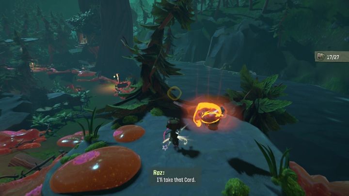 Tę kartę znajdziecie na skale, w okolicach domu Cassie - Psychonauts 2: PSI Challenge Card, Green Needle Gulch - gdzie znaleźć? - Psychonauts 2 - poradnik do gry