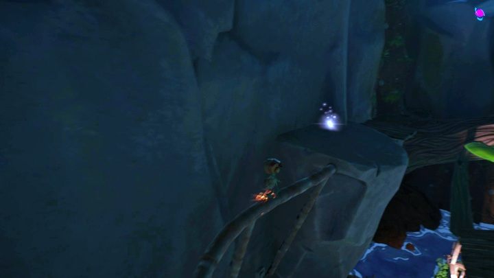 Aby dostać się do tej karty musicie wskoczyć na metalową rampę i pozwolić jej dowieźć was, aż do platformy skalnej - Psychonauts 2: PSI Challenge Card, Green Needle Gulch - gdzie znaleźć? - Psychonauts 2 - poradnik do gry