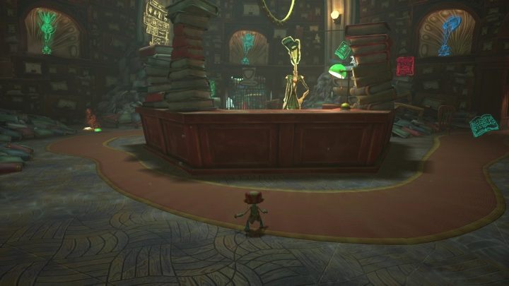 Cassies Collection zaczyna się w bibliotece - Psychonauts 2: Cassies Collection - solucja, opis przejścia - Psychonauts 2 - poradnik do gry