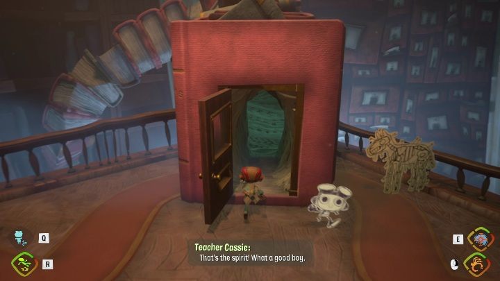 Stwórzcie swojego papierowego towarzysza i każcie mu otworzyć drzwi - Psychonauts 2: Cassies Collection - solucja, opis przejścia - Psychonauts 2 - poradnik do gry