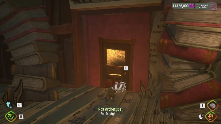 Dalej pojawią się drzwi, które również otworzy Wasz towarzysz - Psychonauts 2: Cassies Collection - solucja, opis przejścia - Psychonauts 2 - poradnik do gry