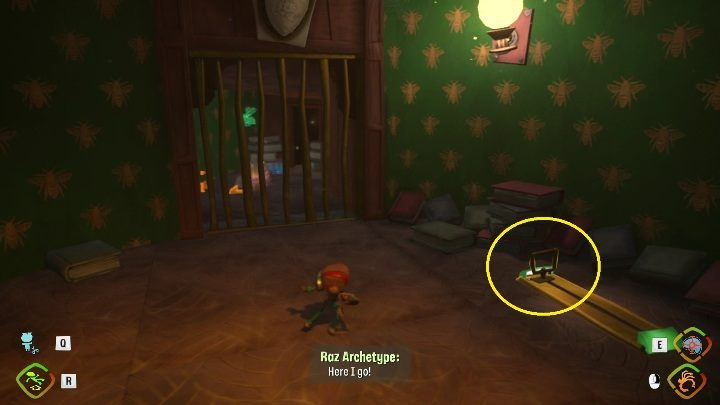 Po półkach i książkach dostańcie się do kolejnej części lokacji - Psychonauts 2: Cassies Collection - solucja, opis przejścia - Psychonauts 2 - poradnik do gry