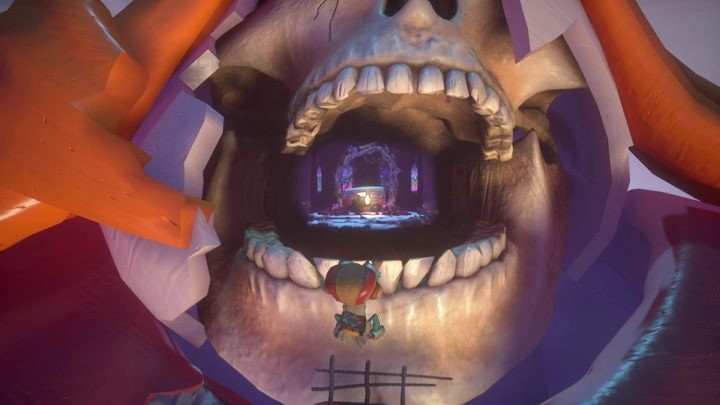 Aby wyjść z tego etapu musicie wskoczyć na szczyt figury - Psychonauts 2: Bobs Bottles - solucja, opis przejścia - Psychonauts 2 - poradnik do gry