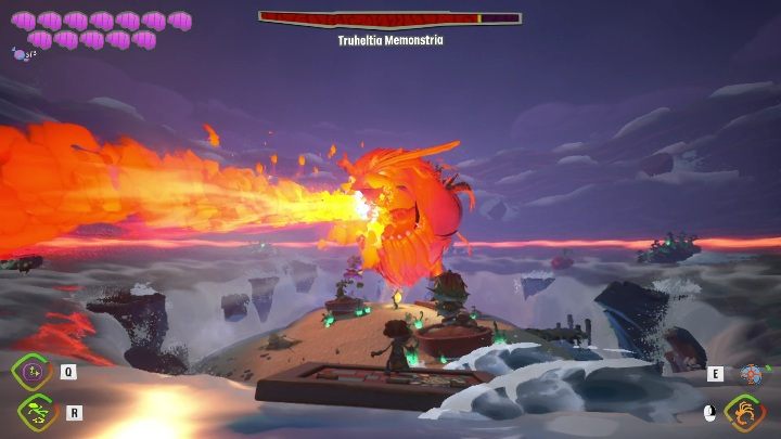 Pierwszy z nich rzuca kwiatami, które wybuchają - Psychonauts 2: Truheltia Memonstria boss - jak pokonać? - Psychonauts 2 - poradnik do gry