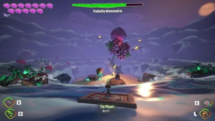 Gdy zbijecie wrogowi wystarczającą ilość punktów zdrowia zmienicie perspektywę - Psychonauts 2: Truheltia Memonstria boss - jak pokonać? - Psychonauts 2 - poradnik do gry