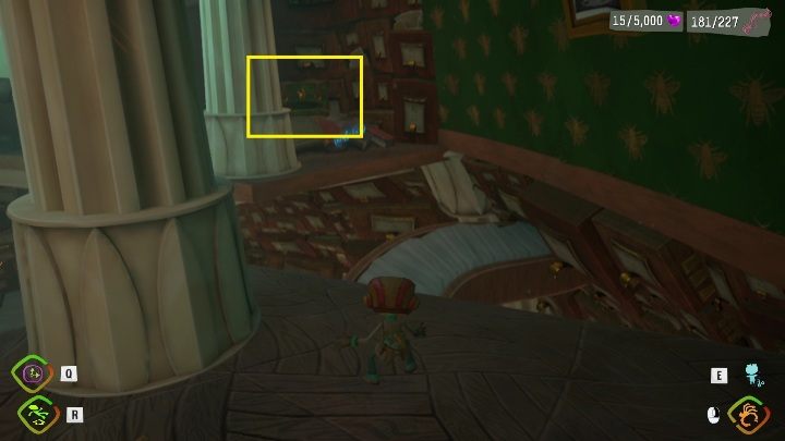 Bagaż ten znajduje się na samej górze biblioteki - Psychonauts 2: Emotional Baggage, Cassies Collection - gdzie znaleźć? - Psychonauts 2 - poradnik do gry