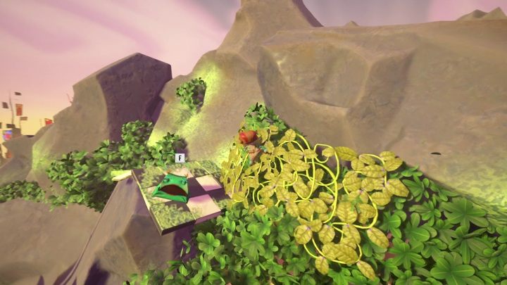 Ten bagaż leży na niewielkiej platformie, zaraz obok przejścia dalej - Psychonauts 2: Emotional Baggage, Bobs Bottles - gdzie znaleźć? - Psychonauts 2 - poradnik do gry