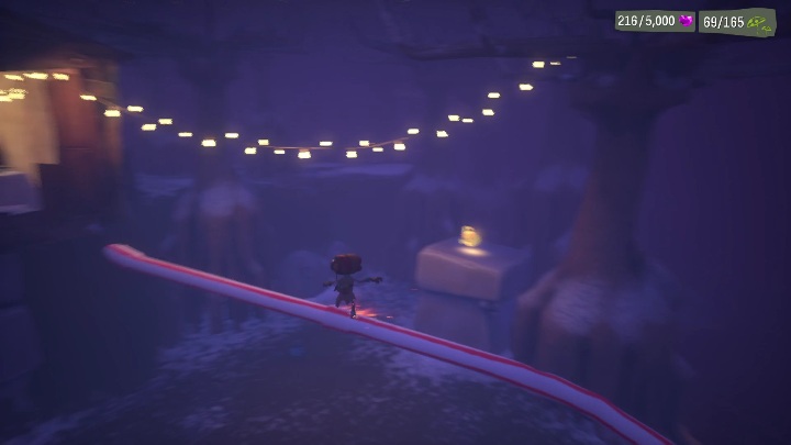 Aby dostać się do tego sekretu musicie, zaraz po wejściu do butelki skręcić w prawo - Psychonauts 2: Nuggets of Wisdom, Bobs Bottles - gdzie znaleźć? - Psychonauts 2 - poradnik do gry