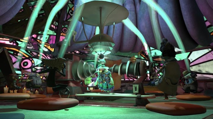 Lucrecias Lament zaczyna się po spotkaniu wszystkich w namiocie, w Green Needle Gulch - Psychonauts 2: Lucrecias Lament - solucja, opis przejścia - Psychonauts 2 - poradnik do gry