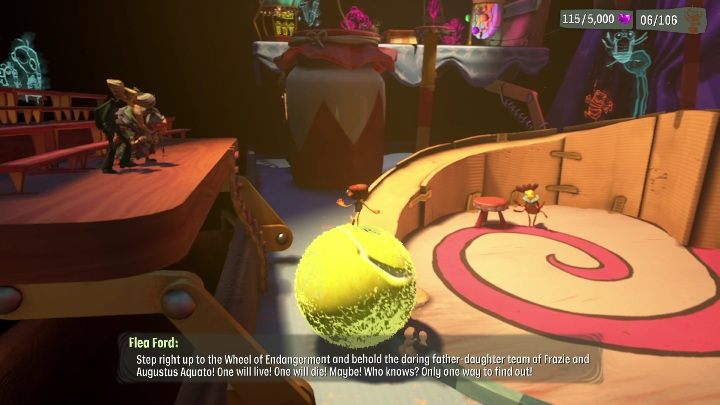 W cyrku czeka was kilka atrakcji - Psychonauts 2: Lucrecias Lament - solucja, opis przejścia - Psychonauts 2 - poradnik do gry