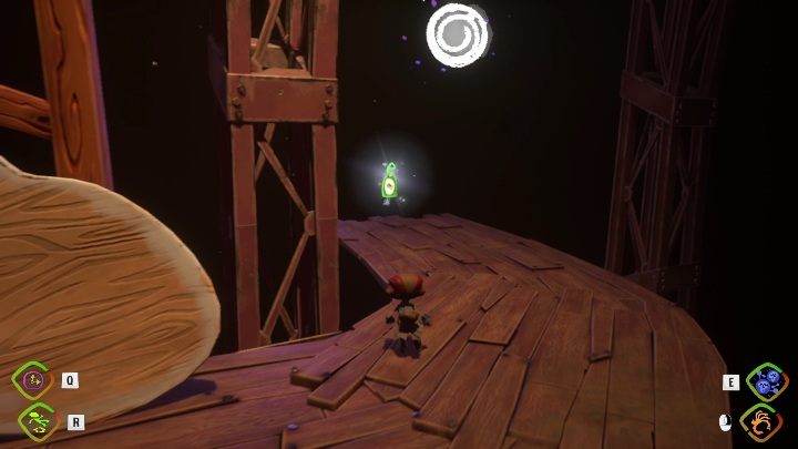 Ten sekret znajdziecie na drewnianej ścieżce - Psychonauts 2: Emotional Baggage, Fatherland Follies - gdzie znaleźć? - Psychonauts 2 - poradnik do gry